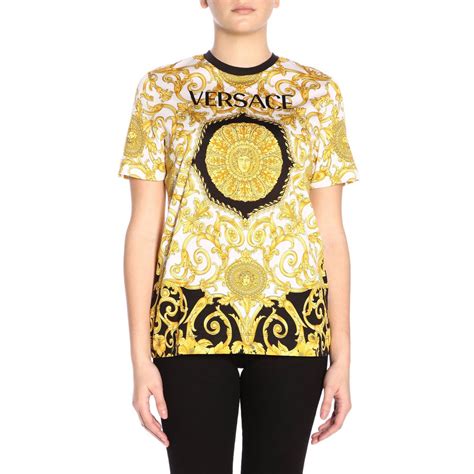 versace t-shirt women's sale|versace t shirt price.